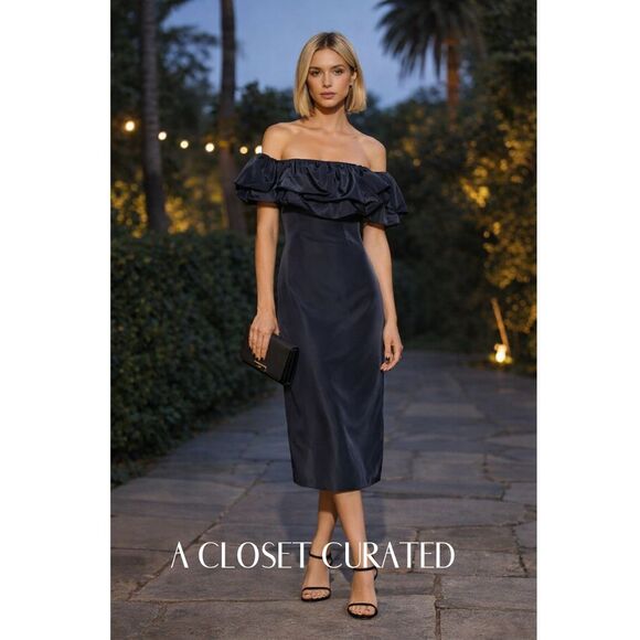 RHODE Dresses & Skirts - Rhode Viola Midi Dress 0 Black NWT